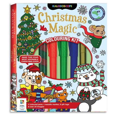 KALEIDOSCOPE COLOURING: CHRISTMAS MAGIC_HINKLER 0225