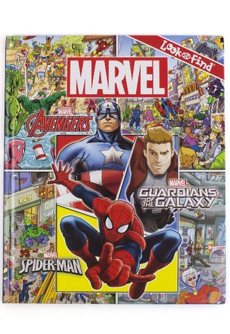 Marvel - Avengers, Guardians of the Galaxy, and Spider-man Look and Find Activity Book