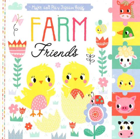 Make And Play Jigsaw Book: Farm Friends