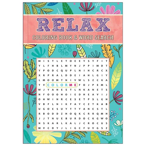 COLOURING & WORDSEARCH - RELAX_NPP 1220