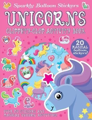 Sparkly Balloon Sticker: Unicorns