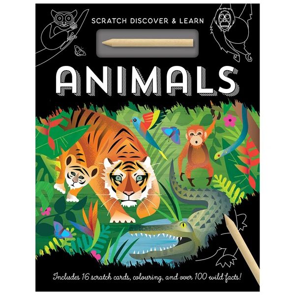 SCRATCH, DISCOVER & LEARN: ANIMALS_IMAGINE 0123