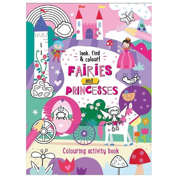 LOOK FIND & COLOUR FAIRIES AND PRINCESSES_NPP 1224