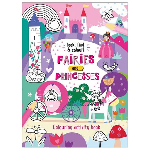 LOOK FIND & COLOUR FAIRIES AND PRINCESSES_NPP 1224