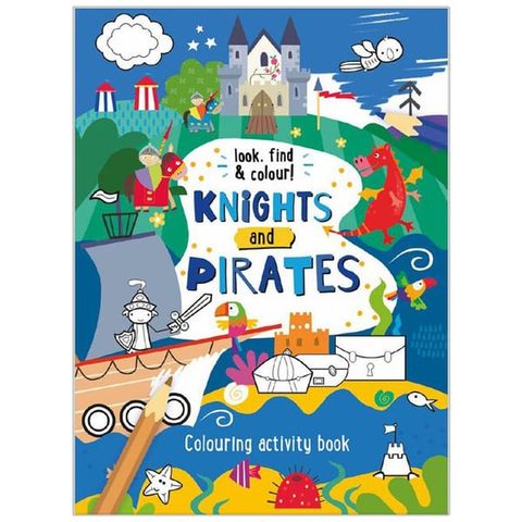 LOOK FIND & COLOUR KNIGHTS AND PIRATES_NPP 1224
