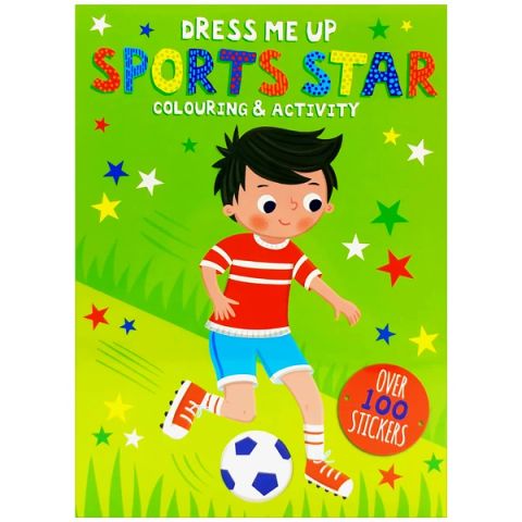 DRESS ME UP STICKER BOOK - SPORTS STAR_NPP 0522