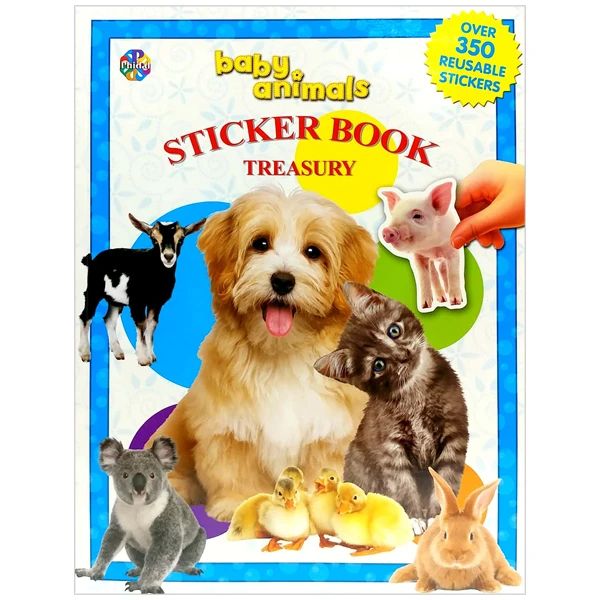 BABY ANIMALS STICKER BOOK TREASURY_PHIDALT613