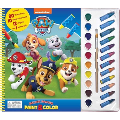 Paw Patrol Deluxe Poster Paint & Color