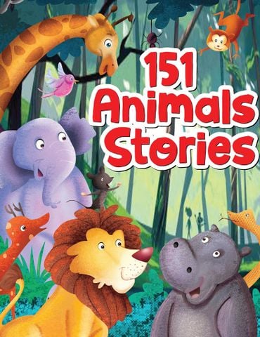 151 Animal Stories - Padded & Glitered Book