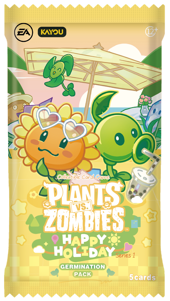 Kayou Card Bo Góc Plants Vs Zombies Garden Holiday KZ02
