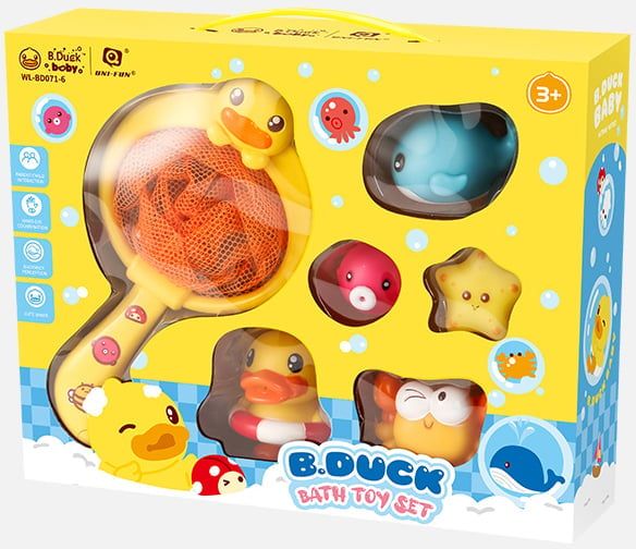 Bộ Đồ Chơi Nhà Tắm B.Duck Wl-Bd071-6 Hangwing