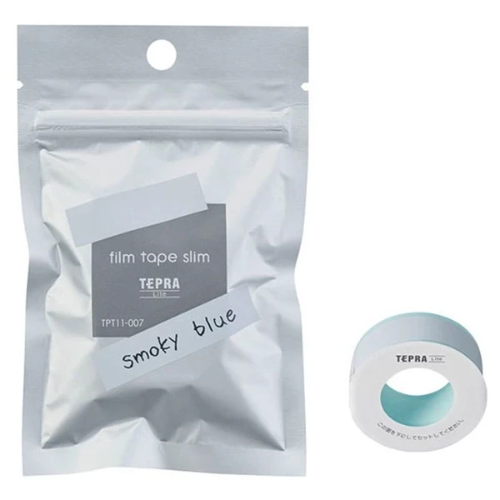 Băng In Nhãn Dán 11 mm x 4 m Tepra Lite - King Jim TPT11007 - Smoky Blue