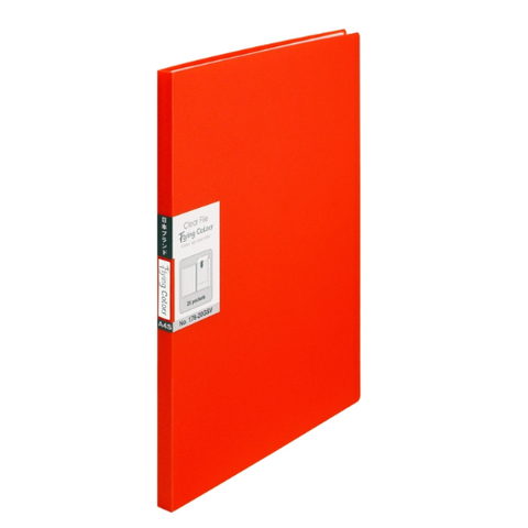 Bìa 20 Lá A4S - King Jim 176-20GSV - Màu Cam