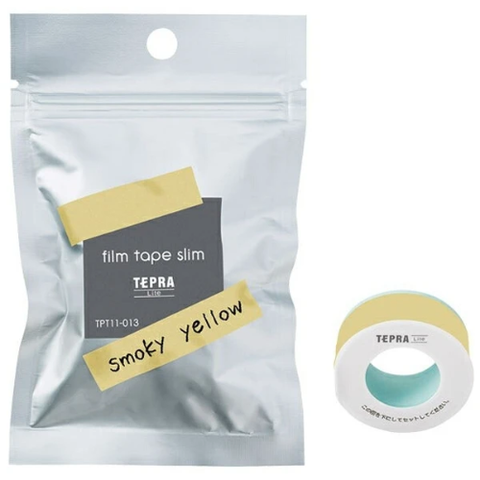 Băng In Nhãn Dán 11 mm x 4 m Tepra Lite - King Jim TPT11013 - Smoky Yellow