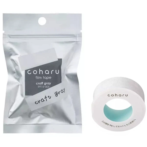 Băng In Nhãn Dán 15 mm x 4 m Tepra Lite - King Jim TPT15005 - Craft Gray