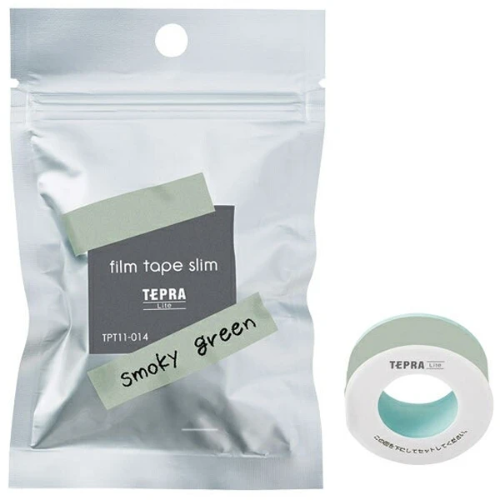 Băng In Nhãn Dán 11 mm x 4 m Tepra Lite - King Jim TPT11014 - Smoky Green