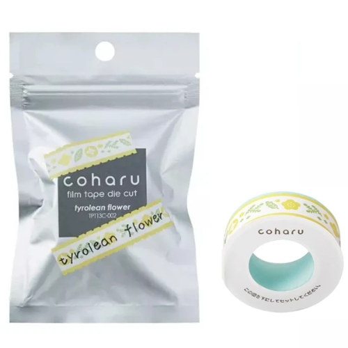 Băng In Nhãn Dán 13 mm x 4 m Coharu - King Jim TPT13C-002 - Tyrolean Flower