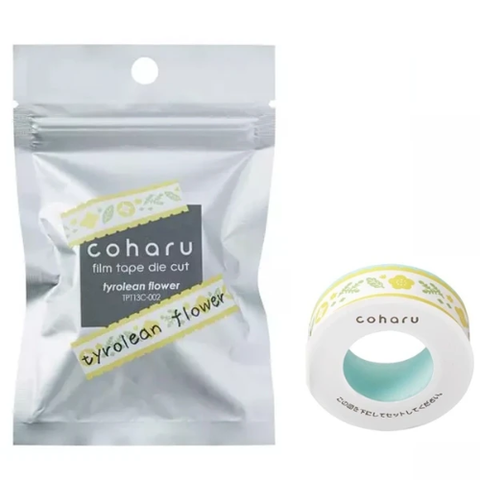 Băng In Nhãn Dán 13 mm x 4 m Coharu - King Jim TPT13C-002 - Tyrolean Flower