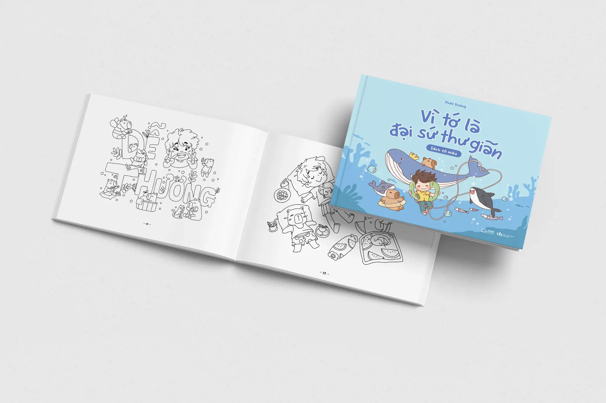 Vì Tớ Là Đại Sứ Thư Giãn (Sách tô màu)