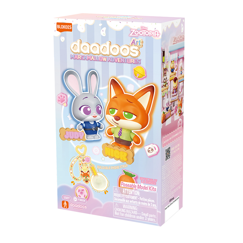Blokees Mô Hình Zootopia - Daadoos - Art Series 01 Marshmallow Adventures EZ51