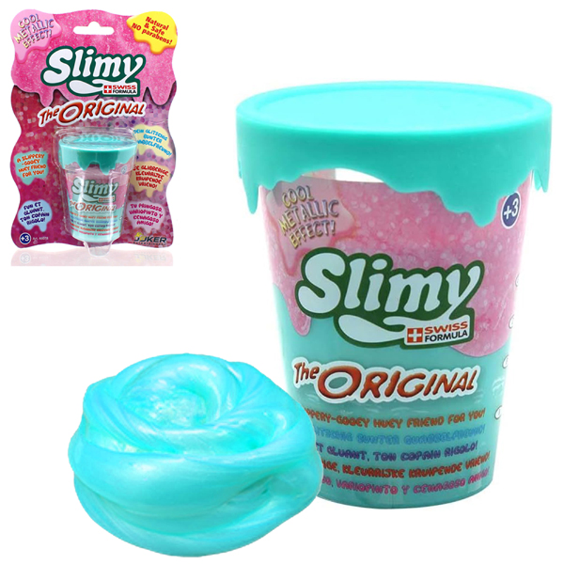 Slimy Chất Nhờn Ma Quái Slime Ánh Kim Xanh Ngọc_80gr 20271231/46078a/Te