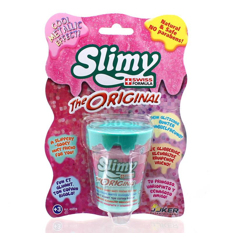 Slimy Chất Nhờn Ma Quái Slime Ánh Kim Xanh Ngọc_80gr 20271231/46078a/Te