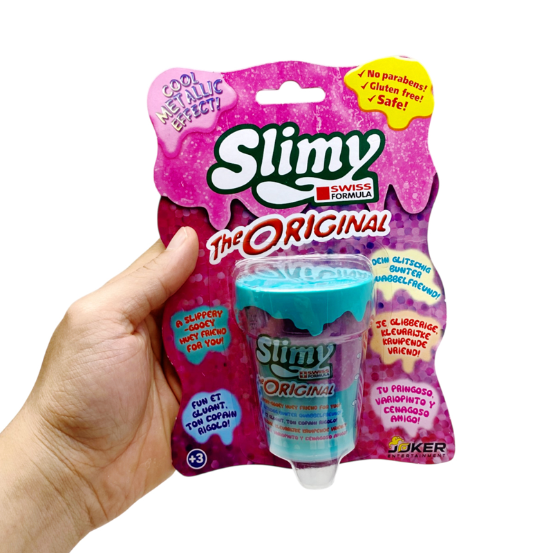 Slimy Chất Nhờn Ma Quái Slime Ánh Kim Xanh Ngọc_80gr 20271231/46078a/Te