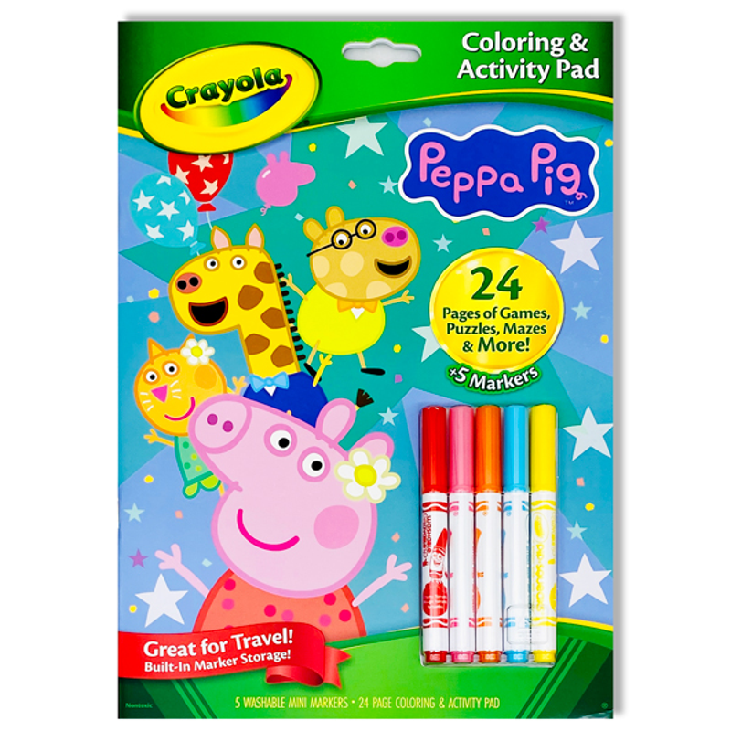 Crayola - Tập Tô Màu Crayola 24 Trang Peppa Pig 047073