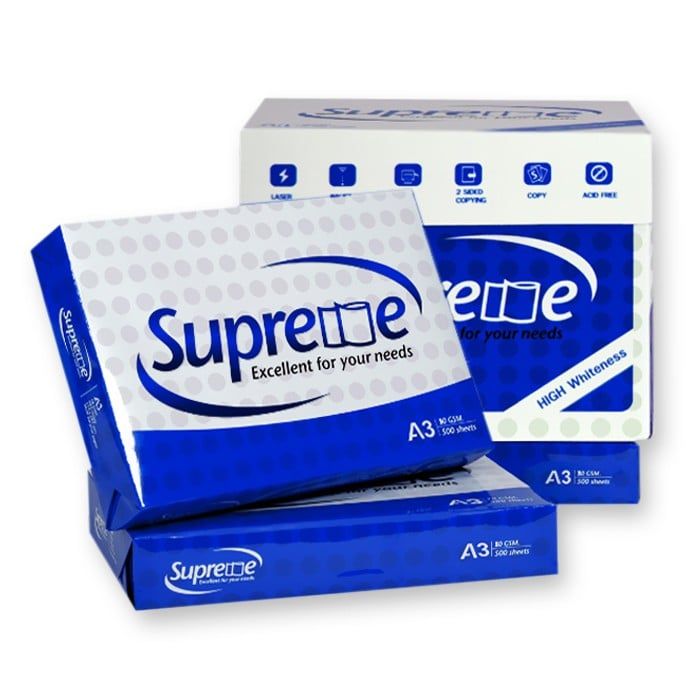 Giấy Photo Supreme 80GSM Khổ A3