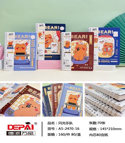 Sổ Lò Xo A5 160Tr A5-2470-16 Dp