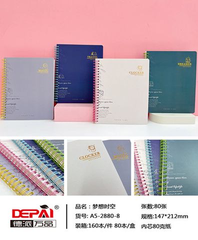 Sổ Lò Xo A5 160Tr A5-2880-8 Dp