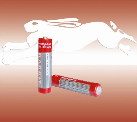 PIN R03 (AAA) NHAN DO PVC(VI/4) CON THO(PINHANOI)