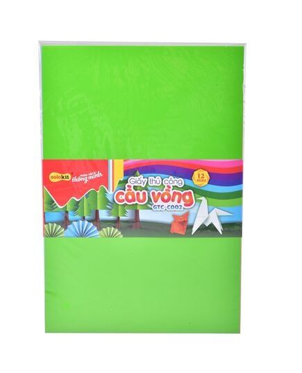 Giấy Thủ Công 12 Màu Khổ Vừa GTC-C002
