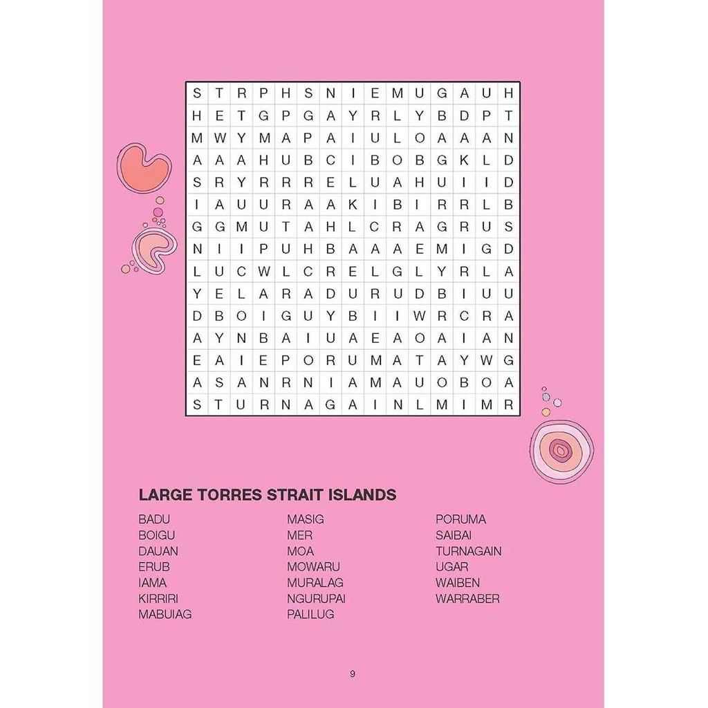 Aboriginal Art Puzzle Book - Word Search