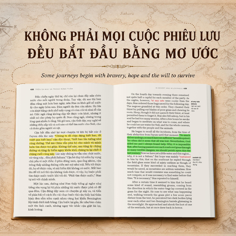 Trên Sa Mạc Và Trong Rừng Thẳm - In Desert And Wilderness (Song Ngữ)