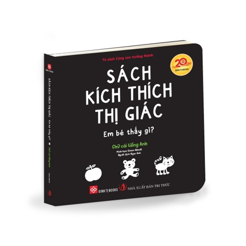 Sách Kích Thích Thị Giác - Em Bé Thấy Gì? - Chữ Cái Tiếng Anh