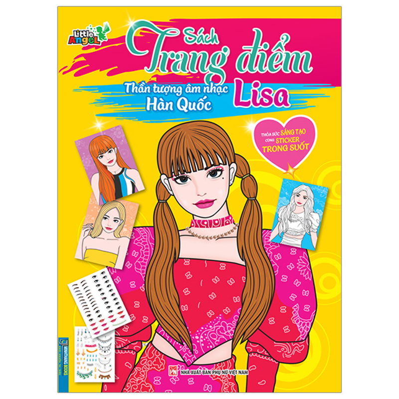 Trang Điểm Thần Tượng Âm Nhạc Hàn Quốc - Lisa - Thỏa Sức Sáng Tạo Cùng Sticker Trong Suốt