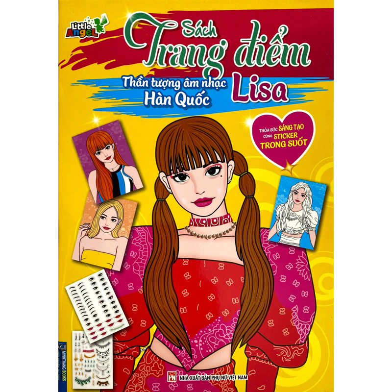Trang Điểm Thần Tượng Âm Nhạc Hàn Quốc - Lisa - Thỏa Sức Sáng Tạo Cùng Sticker Trong Suốt