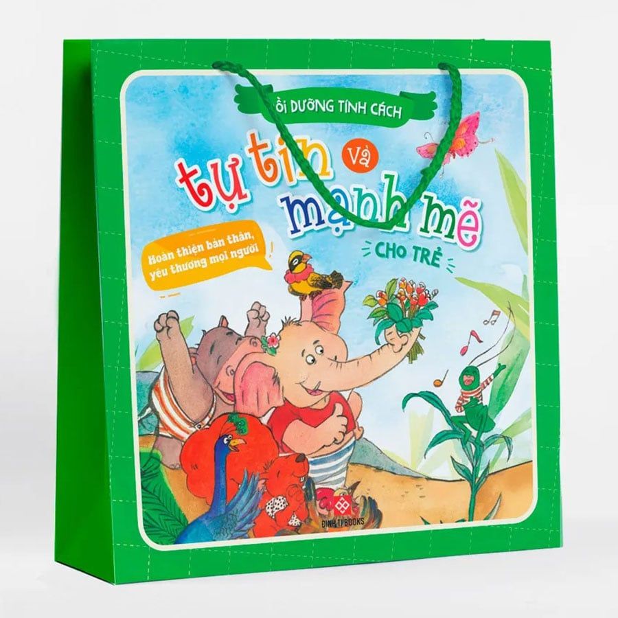 Bộ Túi Bồi Dưỡng Tính Cách Tự Tin Và Mạnh Mẽ Cho Trẻ - Hoàn Thiện Bản Thân, Yêu Thương Mọi Người (Bộ 4 cuốn)