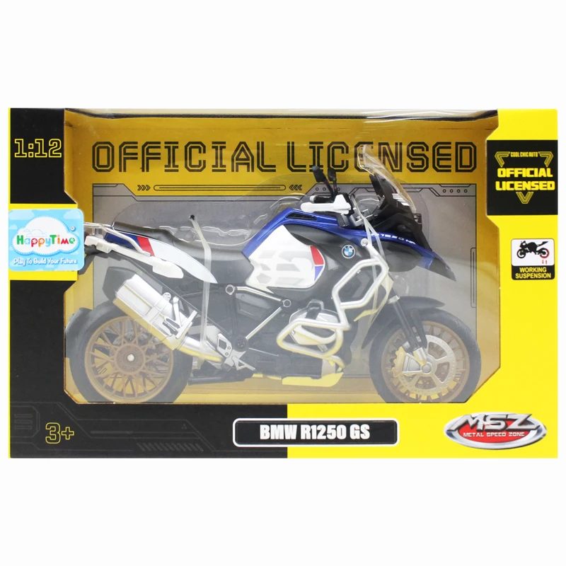 Mô Hình Xe Bmw R1250 Gs Adventure Xanh Dương 8278 (68707A) (H.Time)