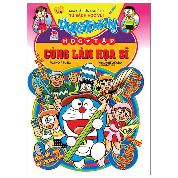 (KSD-893535262861)DORAEMON HỌC TẬP-CÙNG LÀM HỌA SĨ