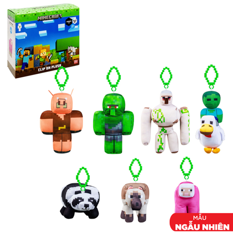 Minecraft Pmi Móc Khóa Thú Bông Minecraft Series 2 MC7205 (Giao Mẫu Ngẫu Nhiên)