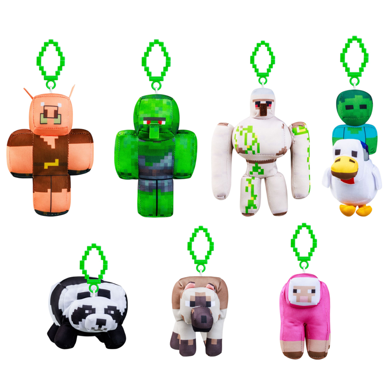 Minecraft Pmi Móc Khóa Thú Bông Minecraft Series 2 MC7205 (Giao Mẫu Ngẫu Nhiên)