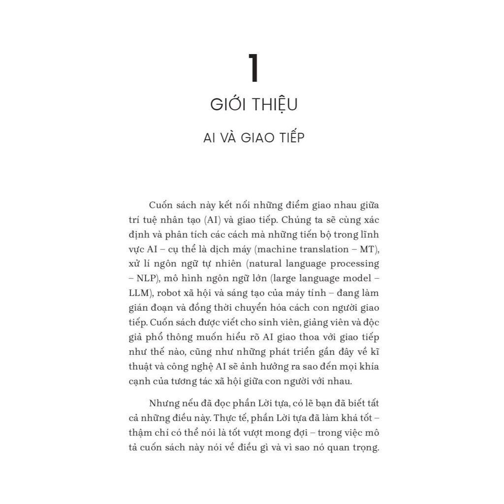 AI For Everything - AI Trong Giao Tiếp