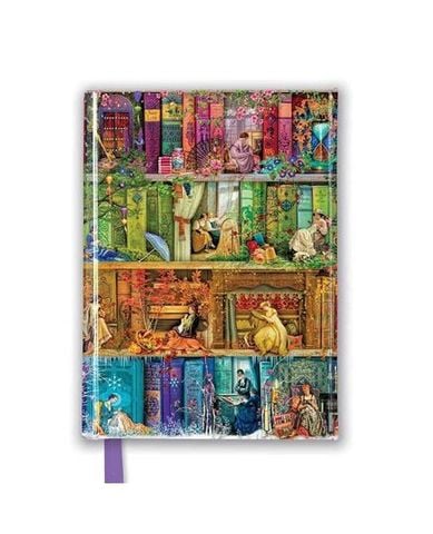 Aimee Stewart: A Stitch in Time Bookshelf (Foiled Pocket Journal)