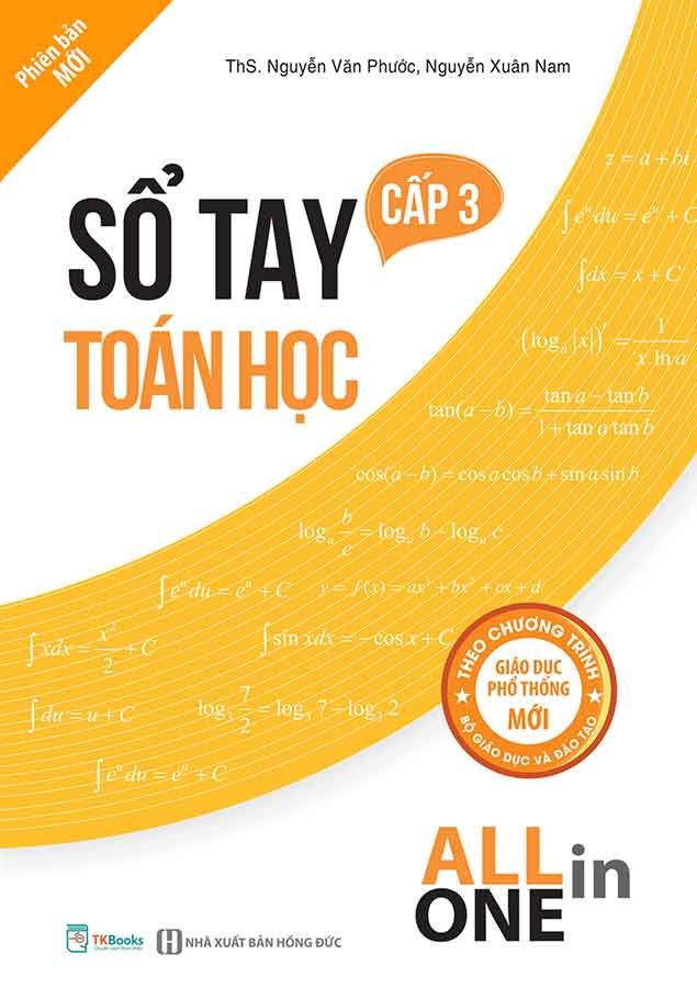 All In One - Sổ Tay Toán Học Cấp 3 - Phiên Bản Mới