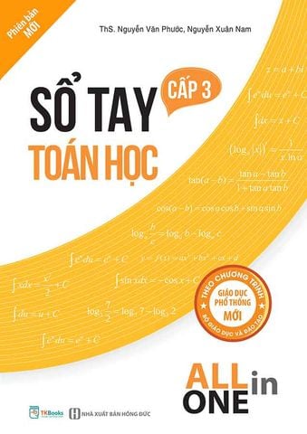 All In One - Sổ Tay Toán Học Cấp 3 - Phiên Bản Mới