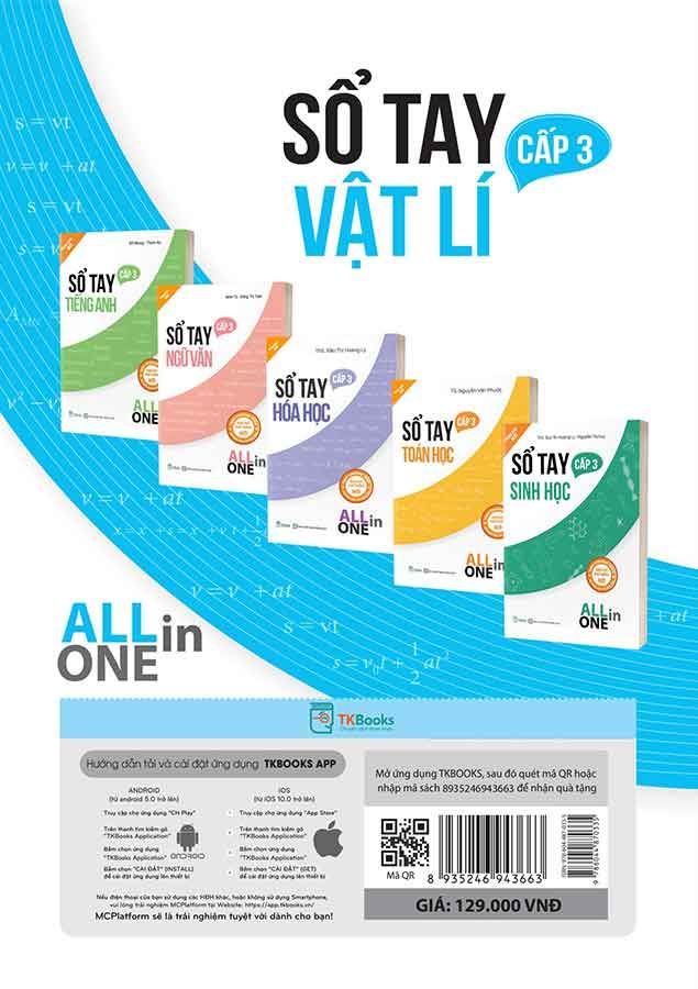 All In One - Sổ Tay Vật Lí Cấp 3