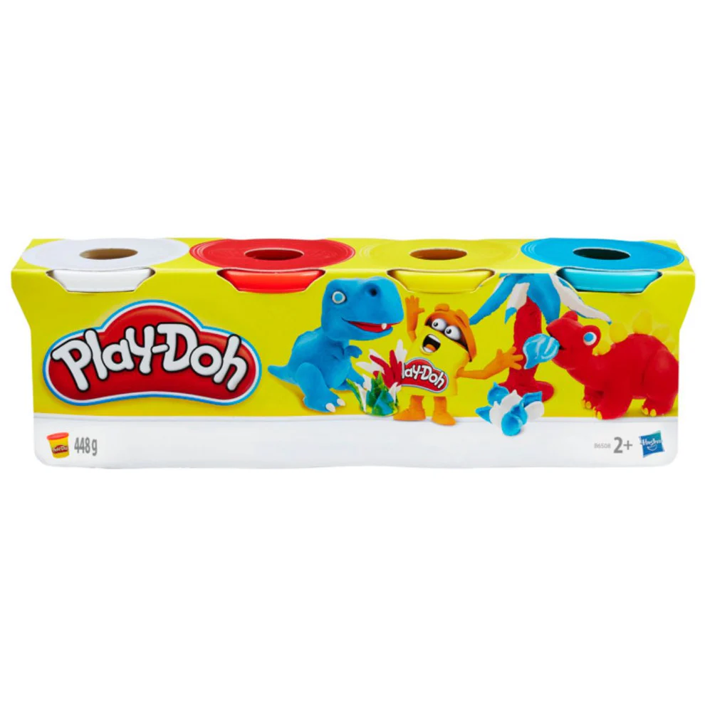 Playdoh Combo Bộ Khuôn Làm Burger Vui Nhộn Và Bột Nặn 4 Màu CBG1614/G1609-B5517