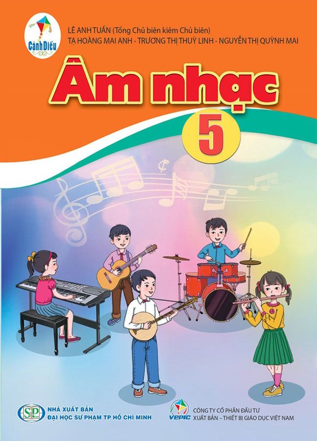 Sách Giáo Khoa Âm Nhạc Lớp 5 - Bộ Cánh Diều
